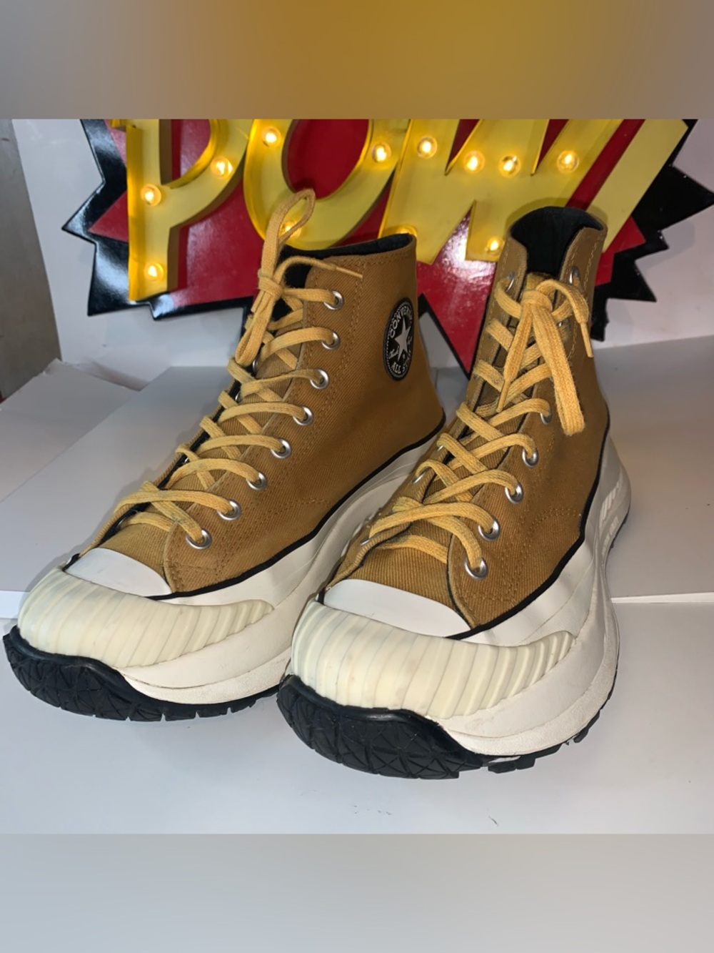 Converse Chuck 70 AT-CX High platform - Bunt Honey; Men’s 10.5 -Used No Box - Picture 5 of 11